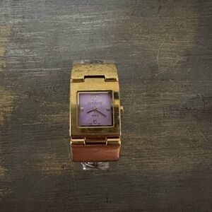 Vintage S191 Joan Rivers Floral Cuff Watch- Needs New Battery